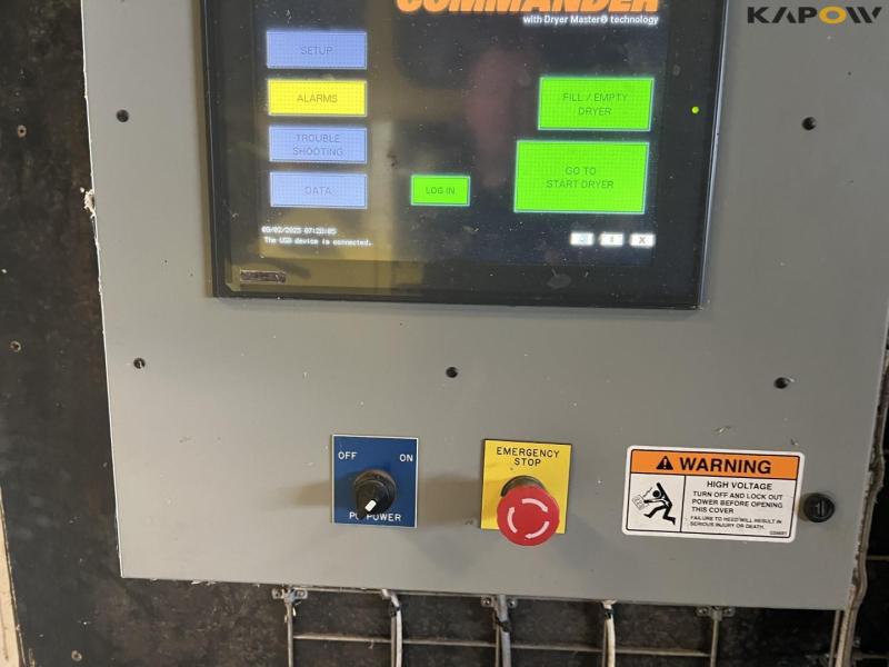 Neco D24150CE korntørreanlæg med transportbånd og kopelevator 18