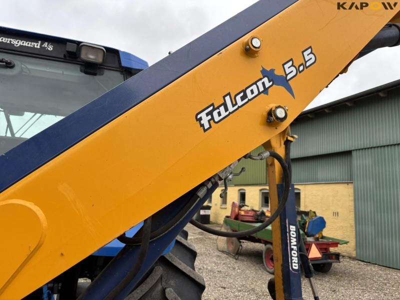 New Holland TS 115 med Bomford armklipper 72