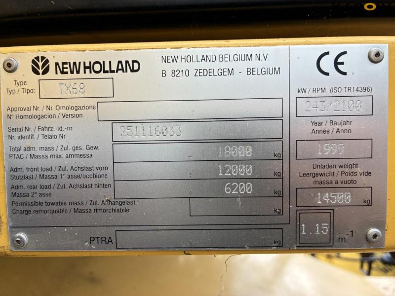 New Holland TX68 plus mejetærsker 23