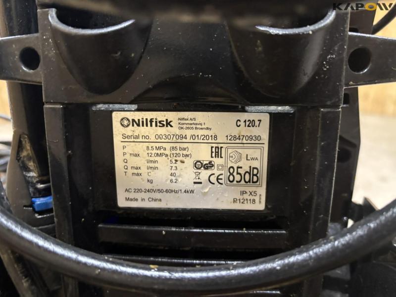 Nilfisk C120.7 højtryksrenser + udstyr 11