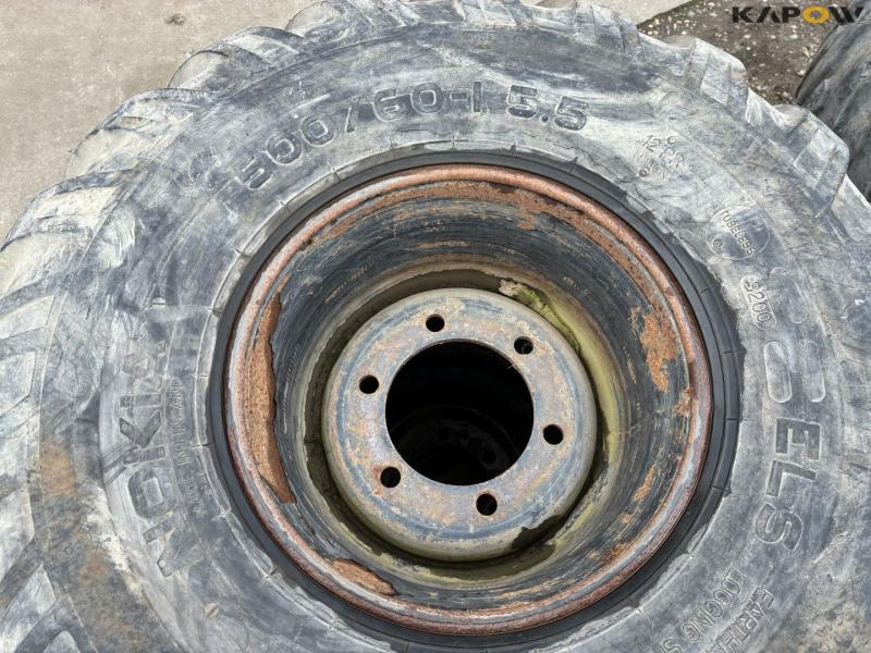 Nokia 500/60-15.5 komplet hjul - 4 stk. 7