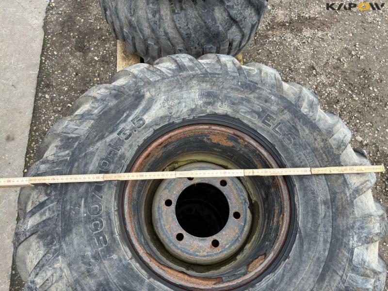 Nokia 500/60-15.5 komplet hjul - 4 stk. 12