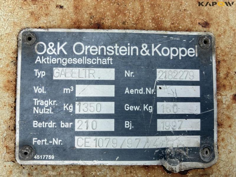 O&K Gabeltr pallegafler 5