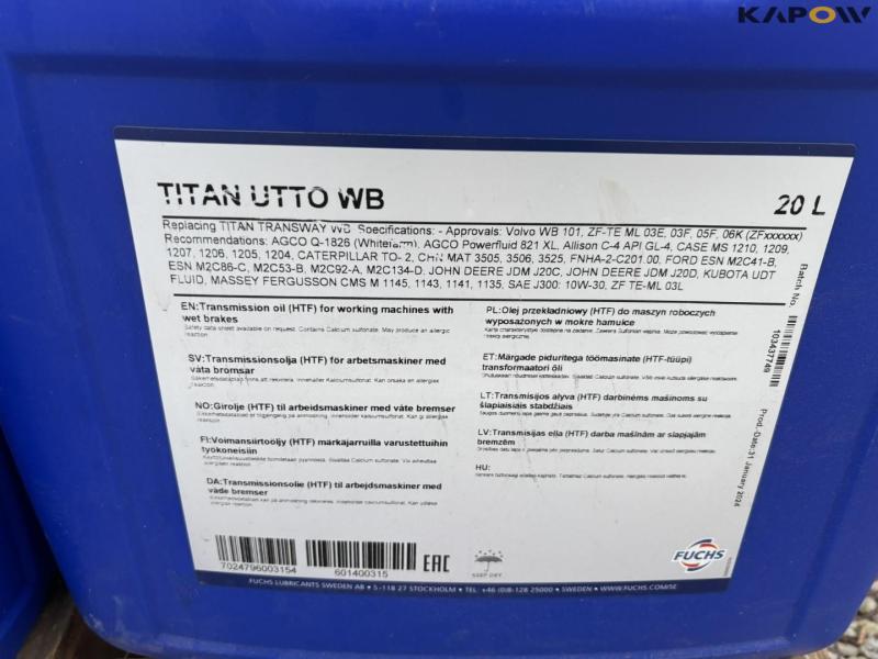 Vultrex smørefedt og Titan Utto WB transmissionsolie 6