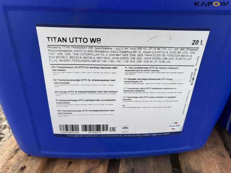 Vultrex gsmørefedtog  Titan Utto WB transmission oile 5