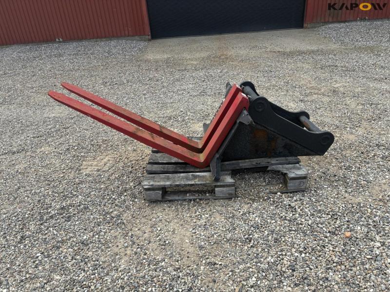 Pallegafler med gravemaskine hitch 7