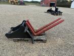 Pallegafler med gravemaskine hitch 3