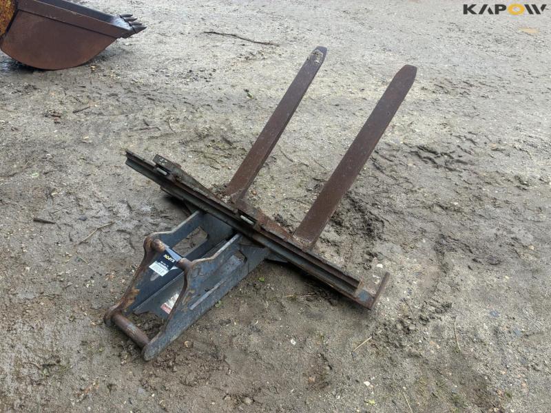 Pallegafler med gravemaskine hitch 4