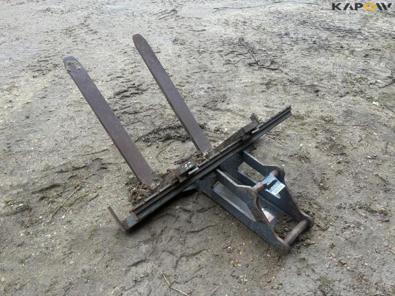 Pallegafler med gravemaskine hitch 5