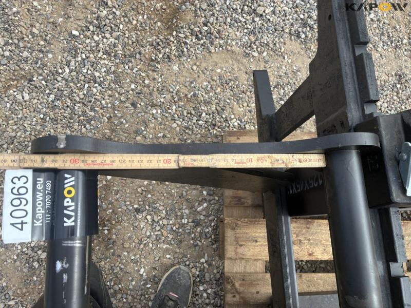 Pallegafler med gravmaskine hitch 9