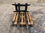 Pallegafler med Weidemann hitch 2