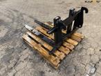 Pallegafler med Weidemann hitch 7