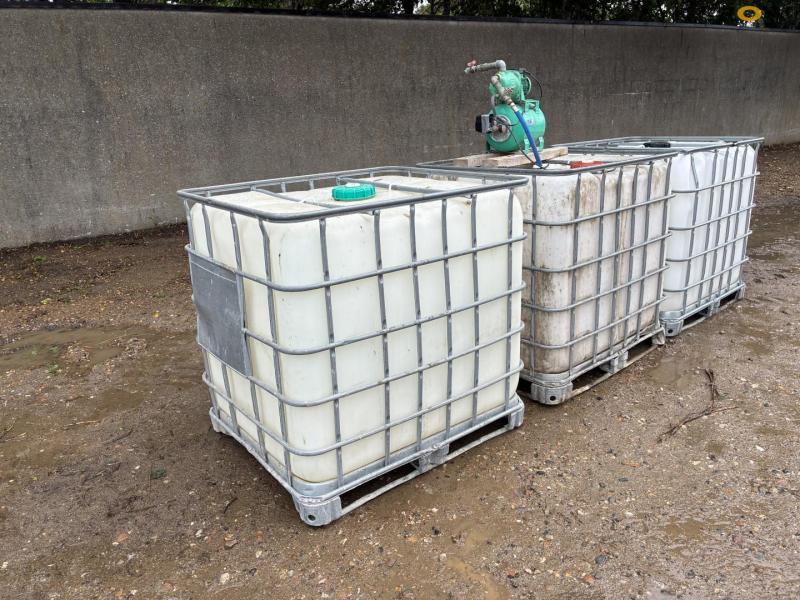 Palletank 1000 liter - 3 stk. 3