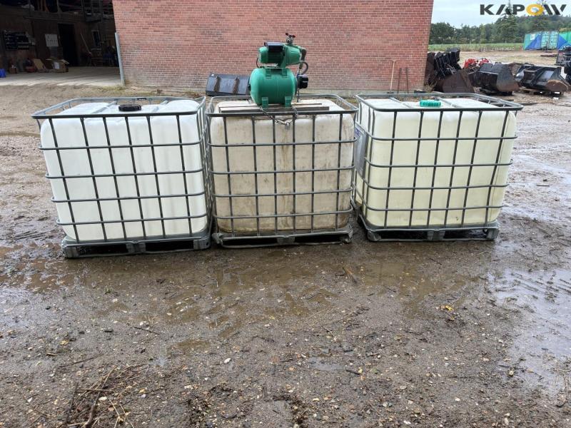 Palletank 1000 liter - 3 stk. 5