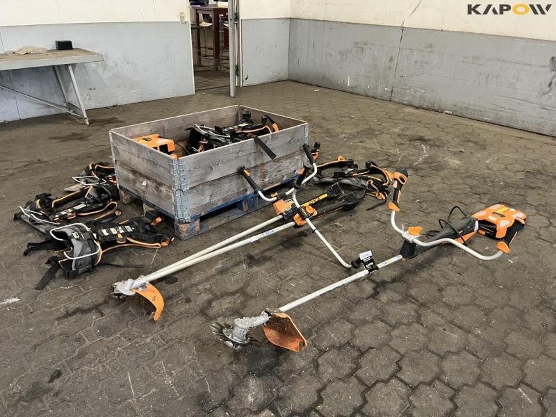 Pellenc buskrydder med batterier og rygseler 1