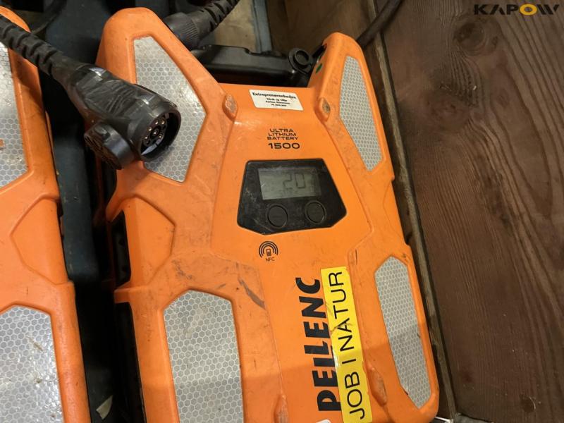 Pellenc buskrydder med batterier og rygseler 21