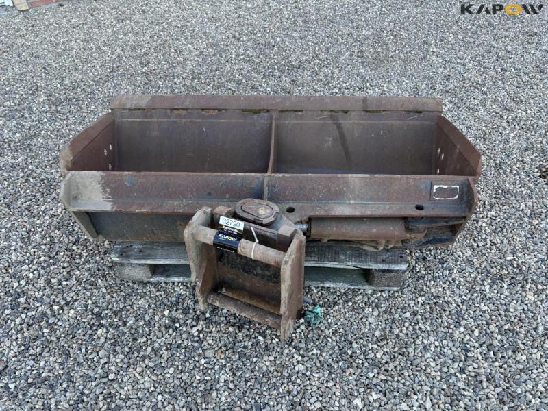 Planerskovl med Hydrema hitch 6