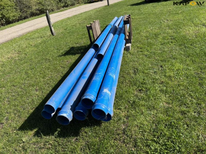 Plastrør til markvanding 140mm 4