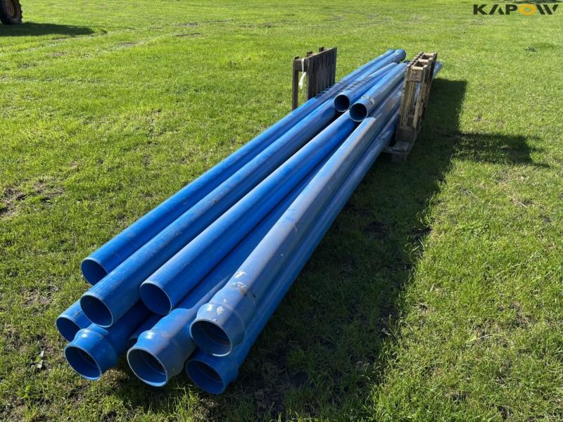 Plastrør til markvanding 140mm 6
