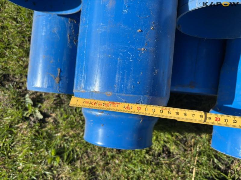 Plastrør til markvanding 140mm 8