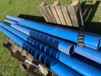 Plastrør til markvanding 140mm 9