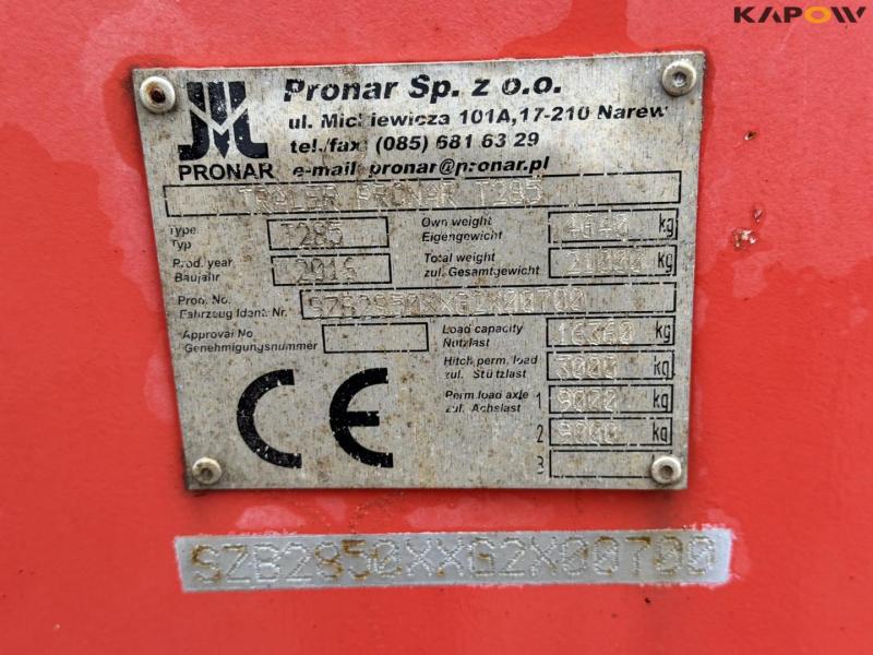 Pronar T285 kroghejsvogn 37