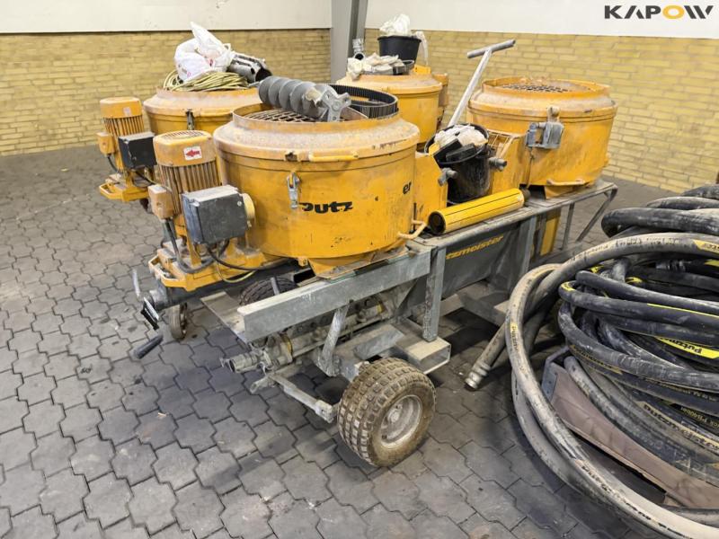 Putzmeister S5-EV pumper med tvangsblander 8