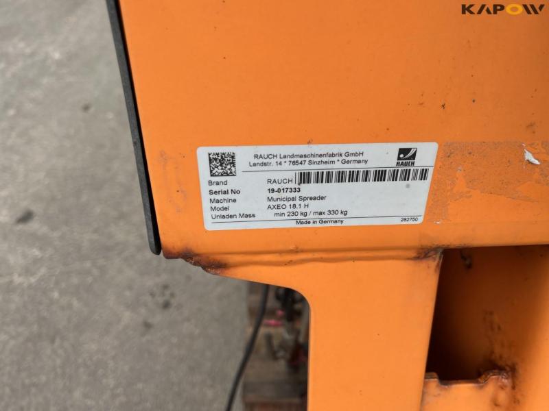 Rauch Axeo 18.1 saltspreder 10