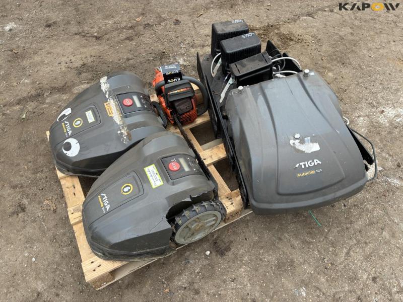 Robotplæneklipper og motorsav 1