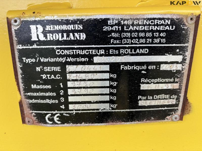 Rolland DM 005 tipvogn med Fransk bagsmæk 24