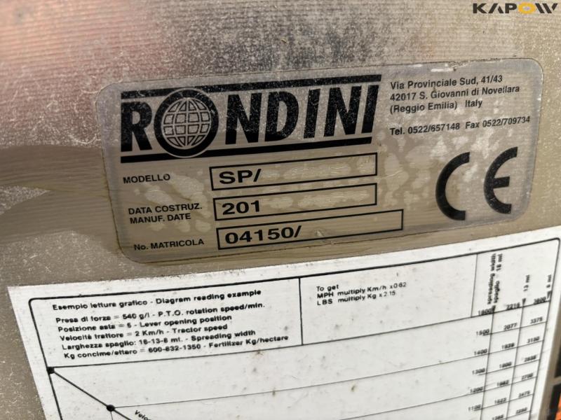 Rondini SP 500 saltspreder galvaniseret 14