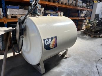 Roug 2500 liter dieseltank med pumpe