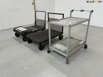 Rullevogne / Bord - 3 stk