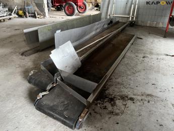 Rustfri dobbelt transportbånd
