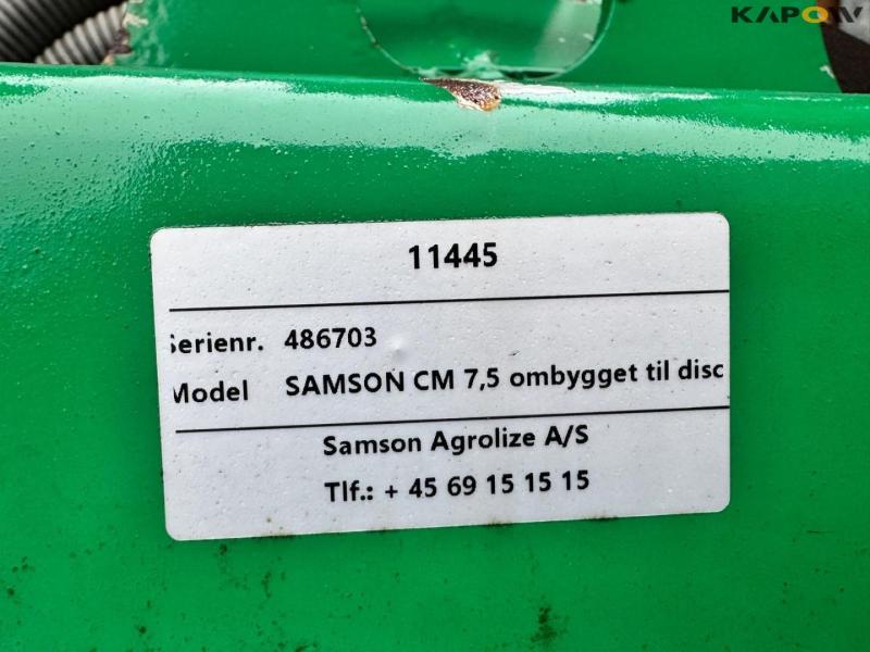 Samson CM 7,5 ombygget til disc nedfælder 29