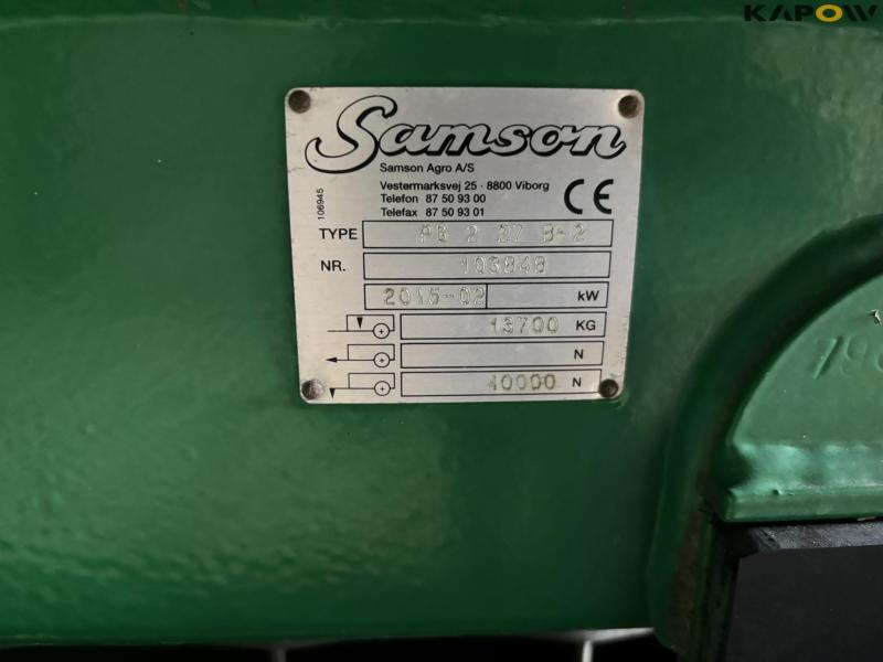 Samson PG II 27 med 24 meter slangebom 23