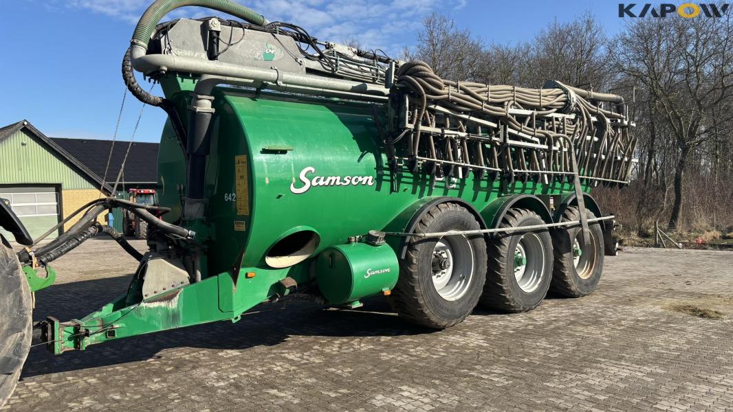 Samson PG25 med kran og slæbeslanger 24 meter 1