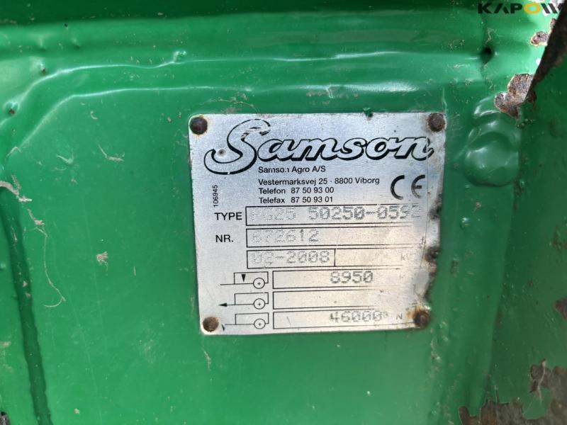 Samson PG25 med kran og slæbeslanger 24 meter 28