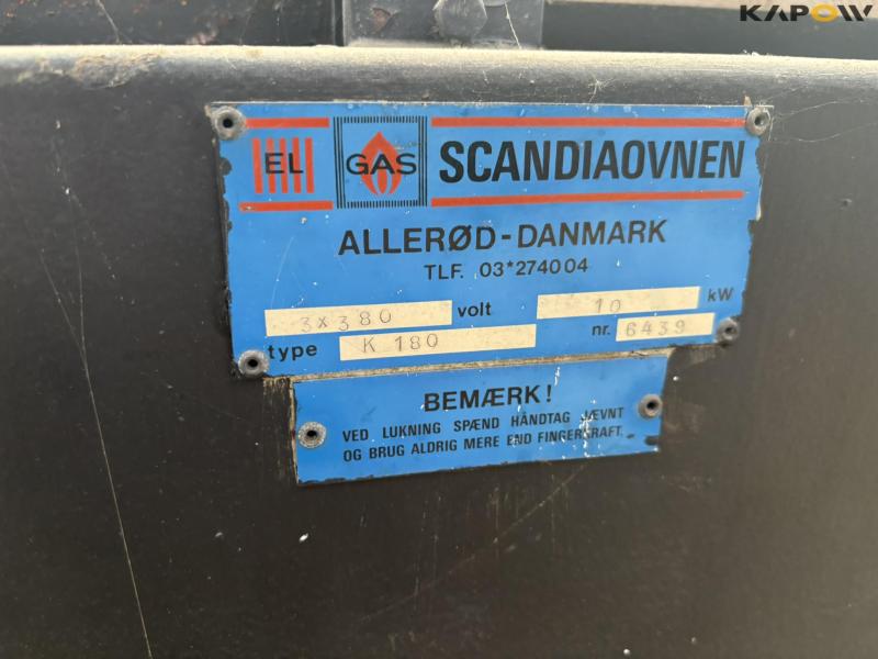 Scandiaovnen K 180 keramikovn 13