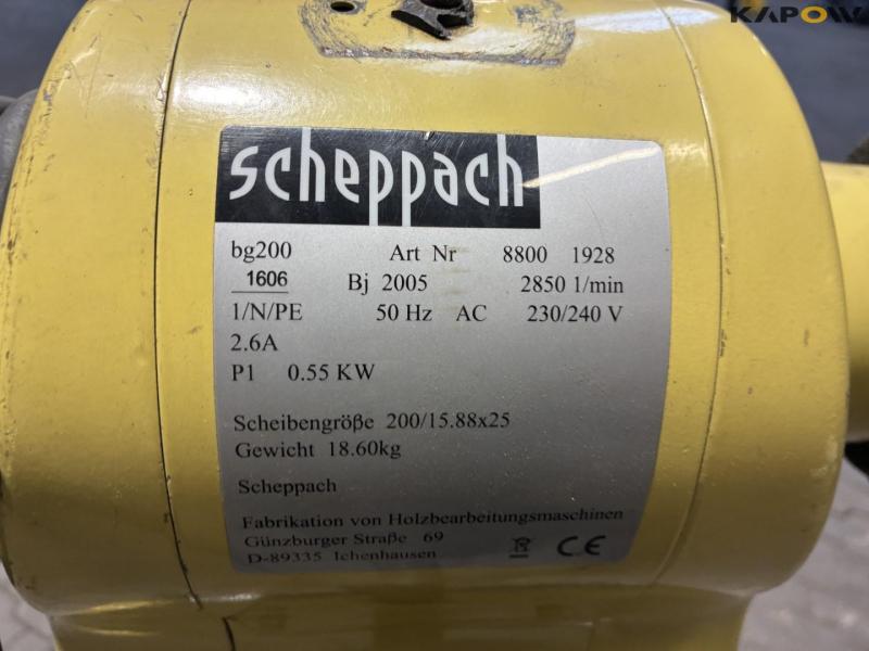 Scheppach bg 200 slibesten 10