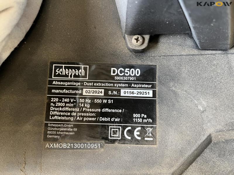 Scheppach DC500 spånsuger 9