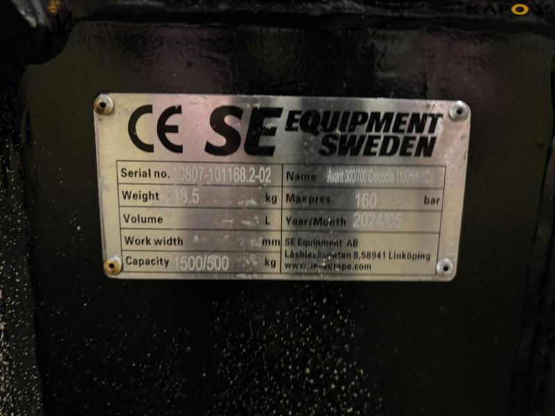 SE siloklo med Avant hitch 11