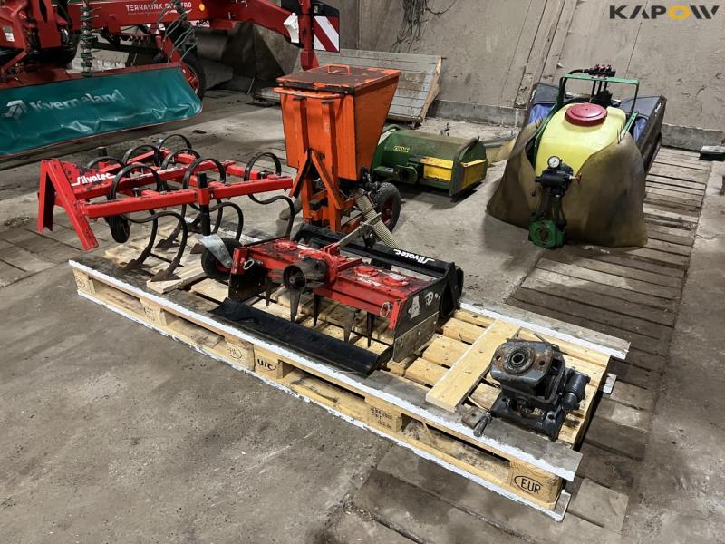 Silvatec Sirio 4x4 kompakt redskabsbærer med redskaber 23