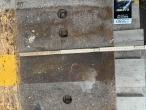 Skærstål 41x74x3 cm 6 stk 8