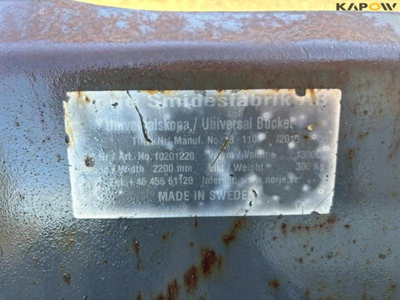 Skovl med Euro hitch 10