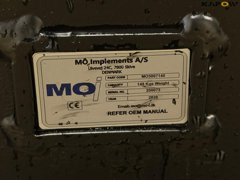 Skovl med Weidemann hitch 11