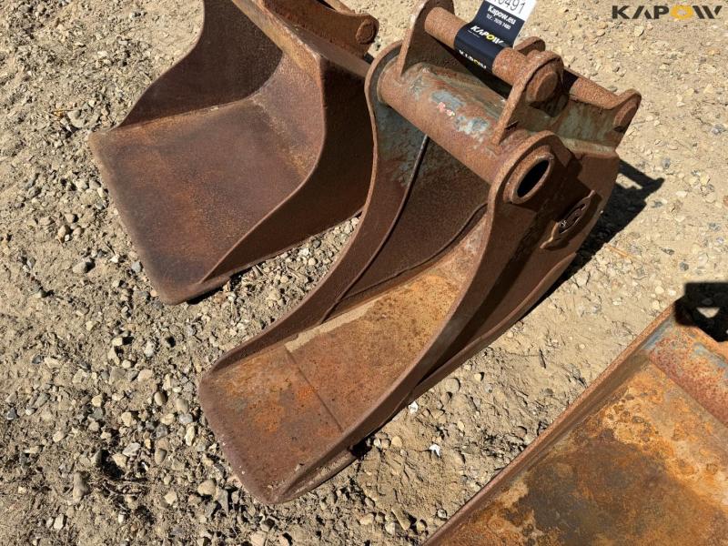 Skovle med S40 hitch - 3 stk. 15