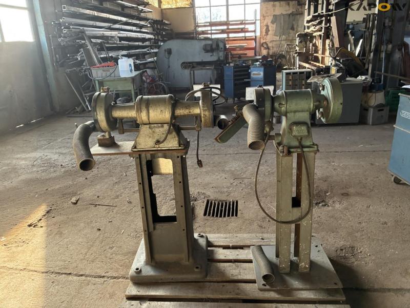 Slibesten med kraftig fod - 2 stk. 3