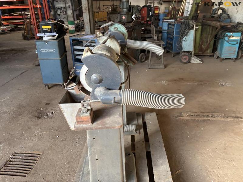 Slibesten med kraftig fod - 2 stk. 4