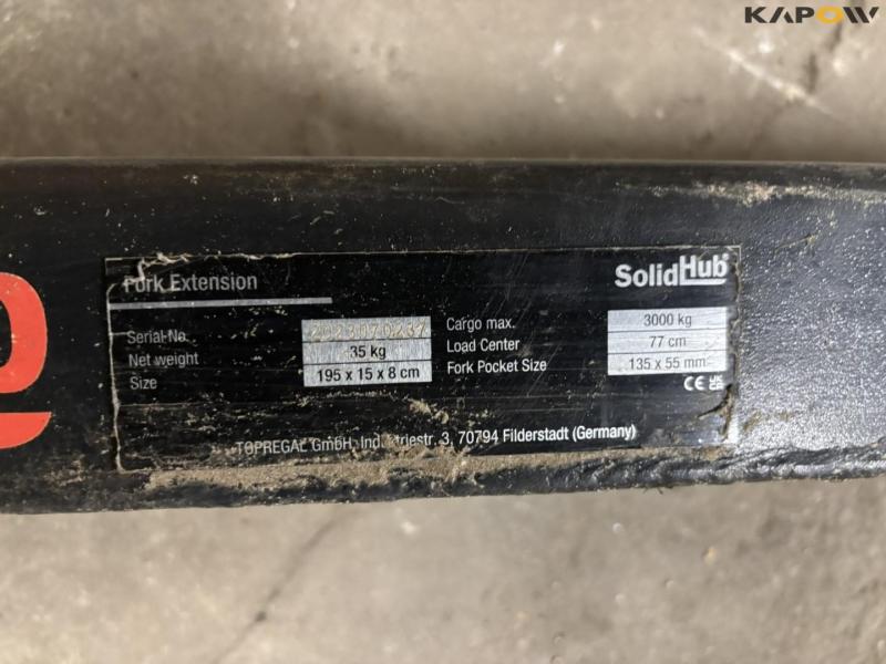 Solid Hub gaffelforlængere 12
